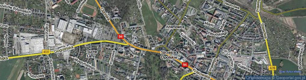 Zdjęcie satelitarne Ligonia Juliusza ul.